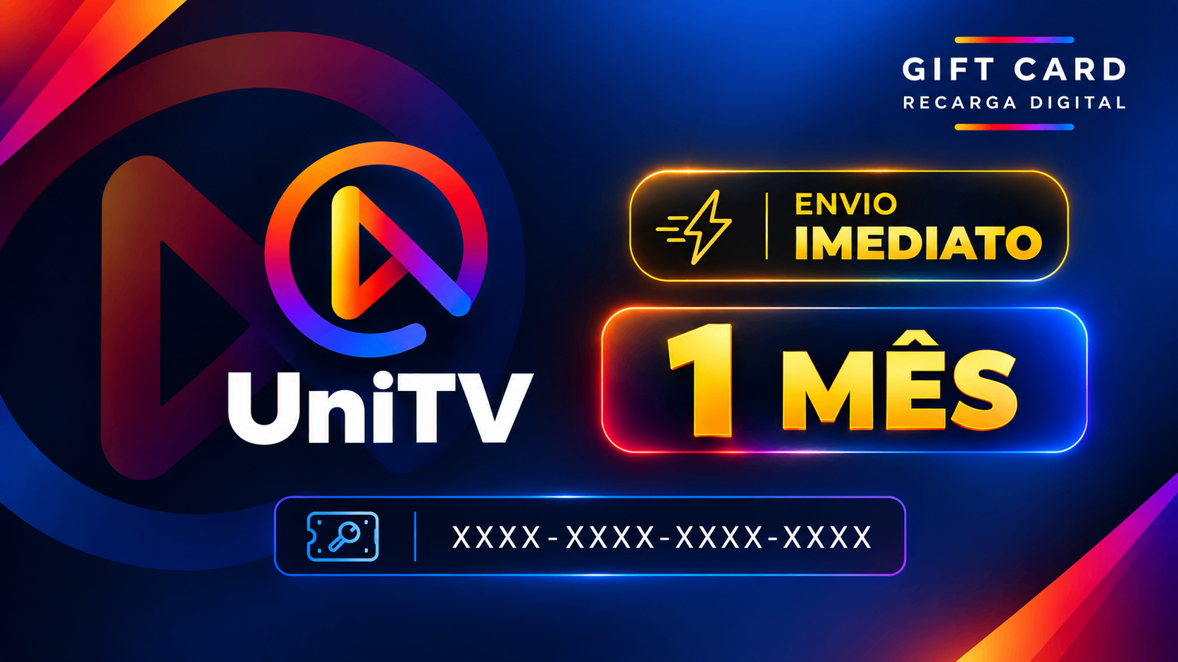 Recarga Unitv 30 Dias